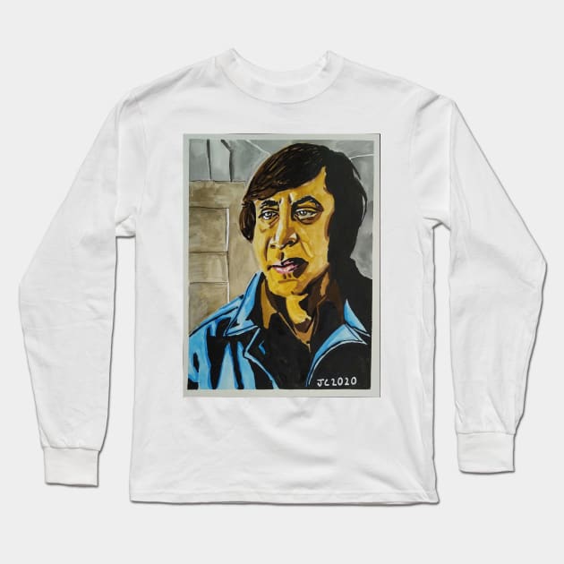 No Country For Old Men - "Call It" Anton Chigurh portrait (original) Long Sleeve T-Shirt by StagArtStudios